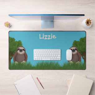 Sourire mignon Sloth Monogrammed