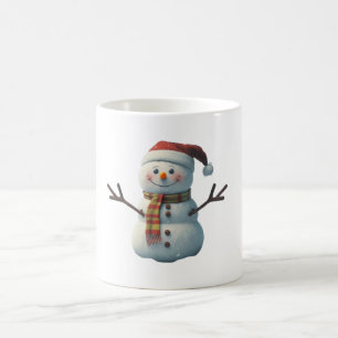Sourire Mug Snowman, cadeau de Noël