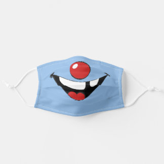 Sourire - Noeud rouge, masque facial
