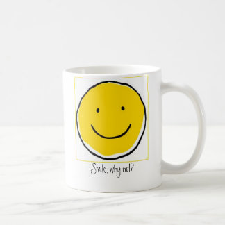 Sourire, pourquoi pas ?  Tasse de café