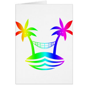 sourire rainbow.png de plage d'hamac de paume
