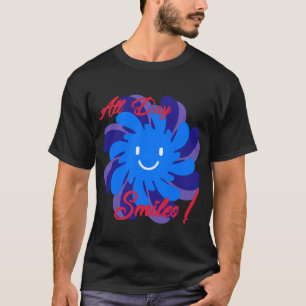 Sourires de toute la journée Smiley Face T-shirt