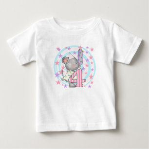 Souris 4e anniversaire T-shirts et cadeaux