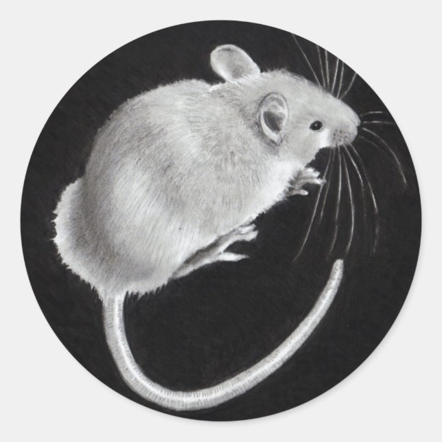 SOURIS : ART DU PENCIL : STICKERS (Devant)