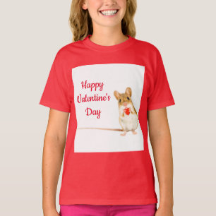 Souris Avec T-shirt Coeur