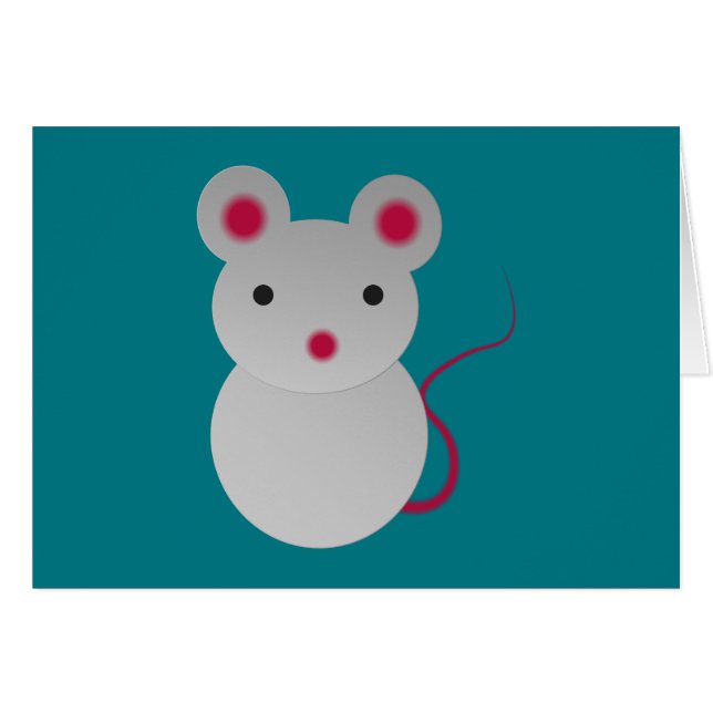 Souris bébé mignonne (Devant horizontal)
