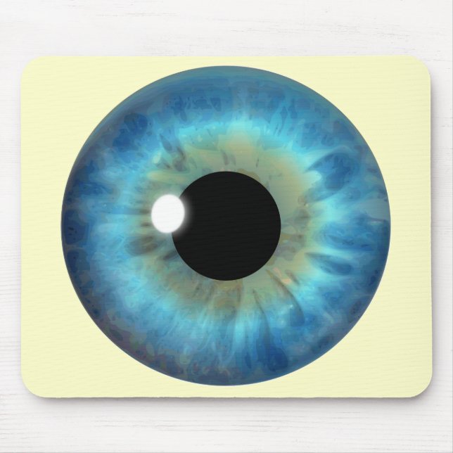 Souris Blue Eye Iris Cool personnalisé Mousepad Tapis de  (Devant)