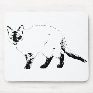 Souris Bord de bureau, tapis de ligne de chat