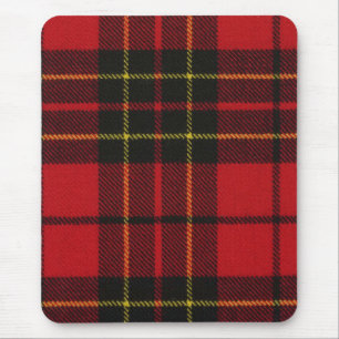 Souris Copie moderne rouge de tartan de Brodie de tapis
