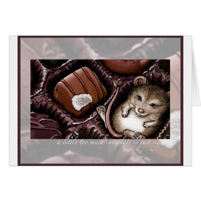 Souris dans la boîte à chocolat (Devant horizontal)