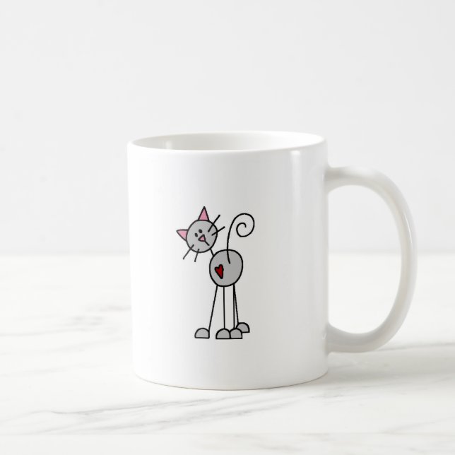 Souris dans la tasse rose de ballerine (Droite)