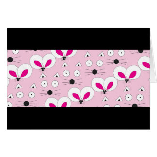 Souris de chat rose Motif