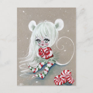 Souris de Noël la plus douce avec carte Candy