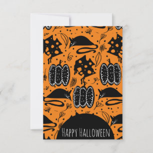 Souris de rongeurs d'Halloween Fromage Modèle d'an