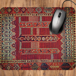 Souris Design de tapis Oriental antique en oranges