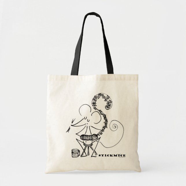 Souris en accordéon - sac fourre-tout (Devant)