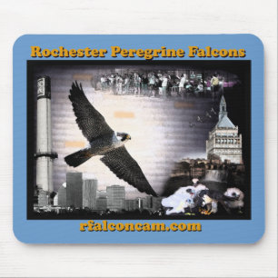 Souris Falcons pérégrins de Rochester de tapis de souri