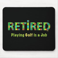 GOLF - Retraité, Jouer au golf est mon tapis de so