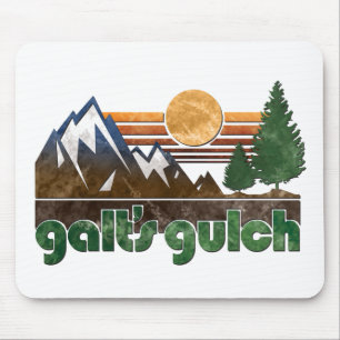 Souris L'atlas de Gulch de Galt a gesticulé le tapis de