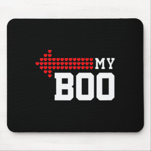 Souris Mon Boo & Mon Bae Saint-Valentin Tapis de coup
