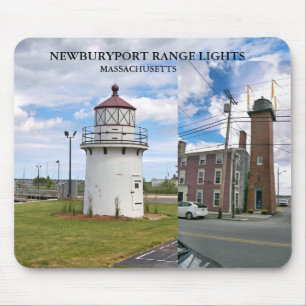 Souris Newburyport Harbor Range Lights, Mass Tapis de sou