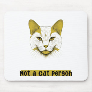 Souris Pas une personne chat - Conception de chat - Tapis