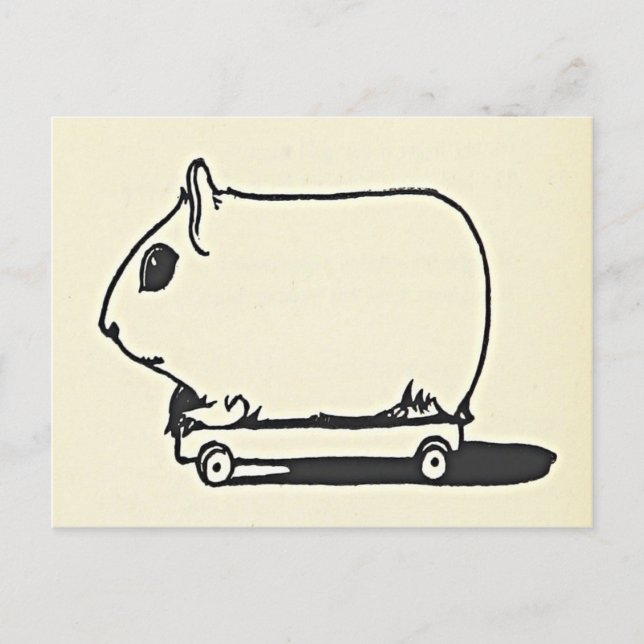 Souris sur un skateboard Fun Salutations Carte Ann (Devant)