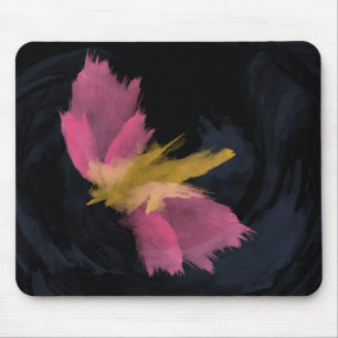 Souris Tapis de souris, aquarelle Vol de minuit