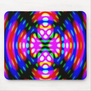 Souris Tapis de souris, fond coloré abstrait psychédéliqu