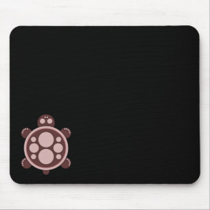 Souris Tapis de souris, tortue ronde, bronzage rosâtre
