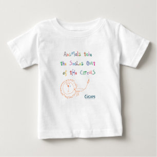 "Sourit" le T-shirt d'enfant en bas âge de