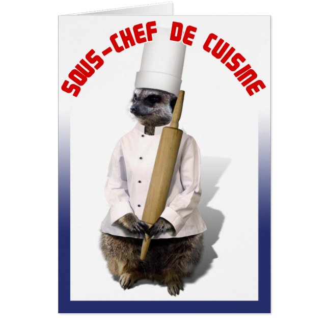 SOUS - CHEF DE CUISINE (Devant)