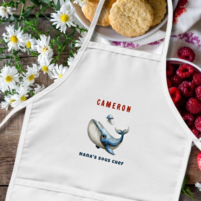 Sous Chef Wal Ozeanküche Kinderschürze (Von Creator hochgeladen)