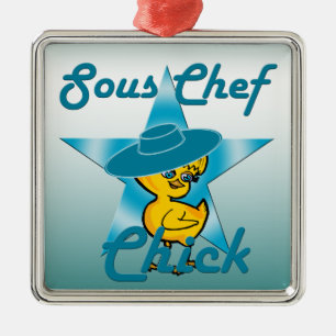 Sous Koch Chick #7 Ornament Aus Metall