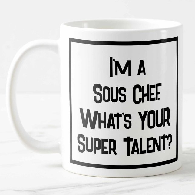 Sous Koch Super Talent. Tasse (Von Creator hochgeladen)