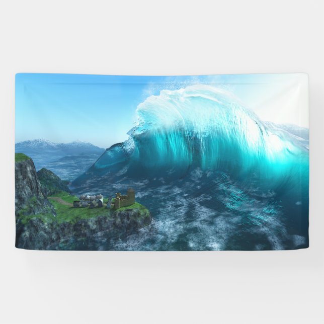 Sous la bannière Wave (Horizontal)