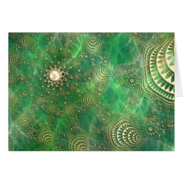 Sous la carte Emerald Sea Card (Devant horizontal)