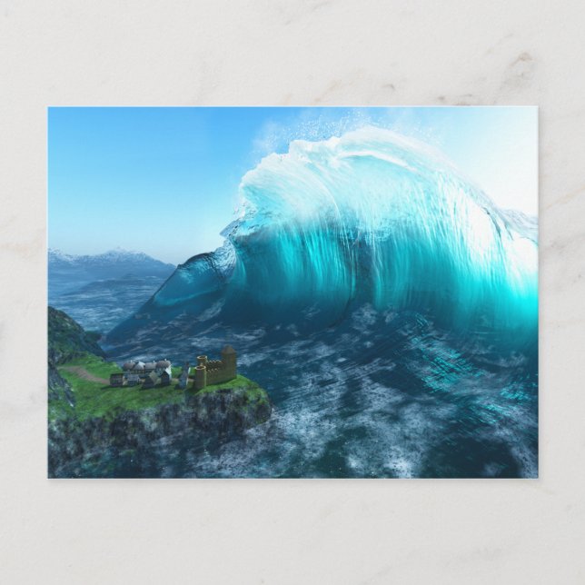 Sous la carte postale Wave (Devant)
