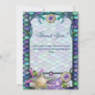 Sous la carte Sea Note Card