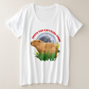Sous la Lune du Capybara Animal Mignon