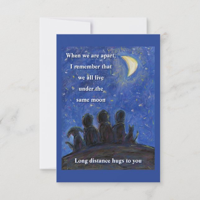 Sous la même Lune Art Cartes (Devant)