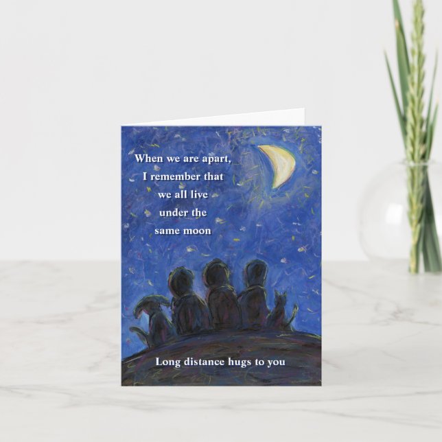 Sous la même Lune Art Cartes (Devant)