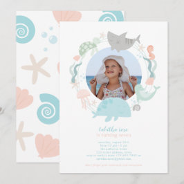 Sous la mer Photo Invitation Anniversaire