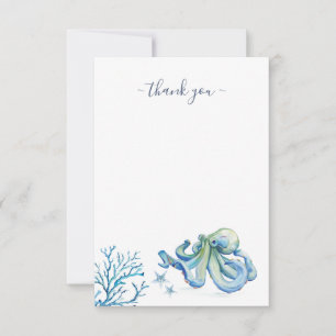 Sous la pieuvre bleue Merci de mer