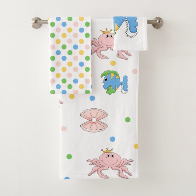Sous la serviette de bain Sea Kids (En situation)