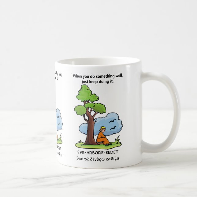 Sous la tasse d'arbre (Droite)