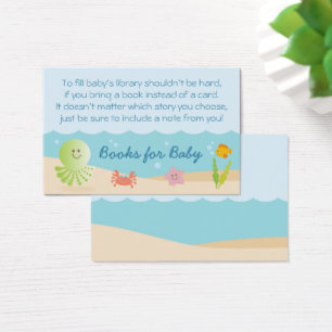 Sous le Baby shower de la mer Apportez une carte d