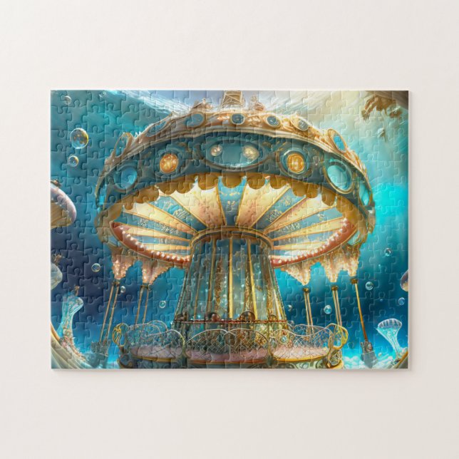Sous le carrousel 1 Le puzzle quotidien Rec (Horizontal)