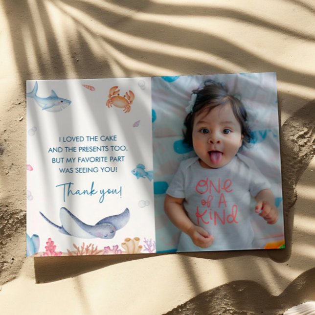 Sous le Carte de remerciements de fête d'anniversa (Créateur téléchargé)