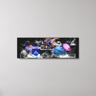 Sous le décor d'art de toile de mer